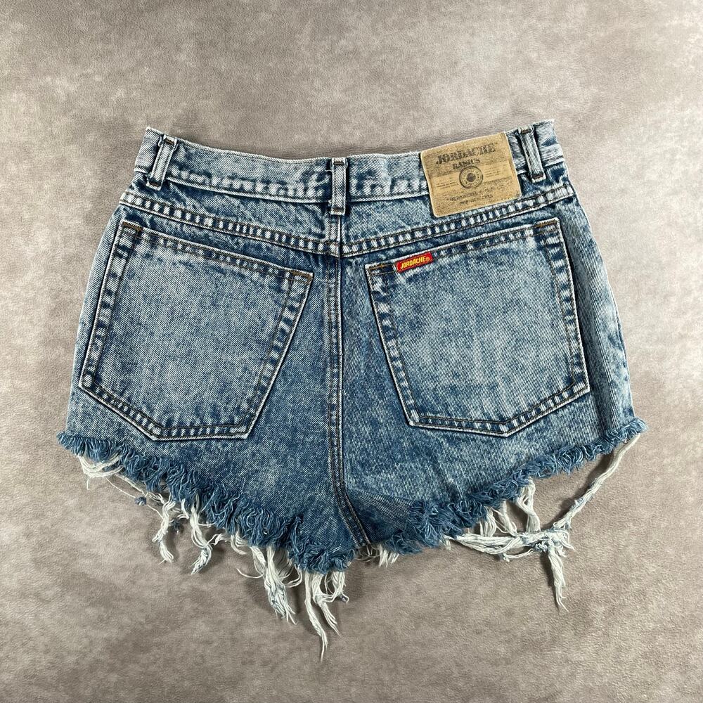 Vintage Y2K Women’s Jordache Cut Off Denim Shorts Waist 27”